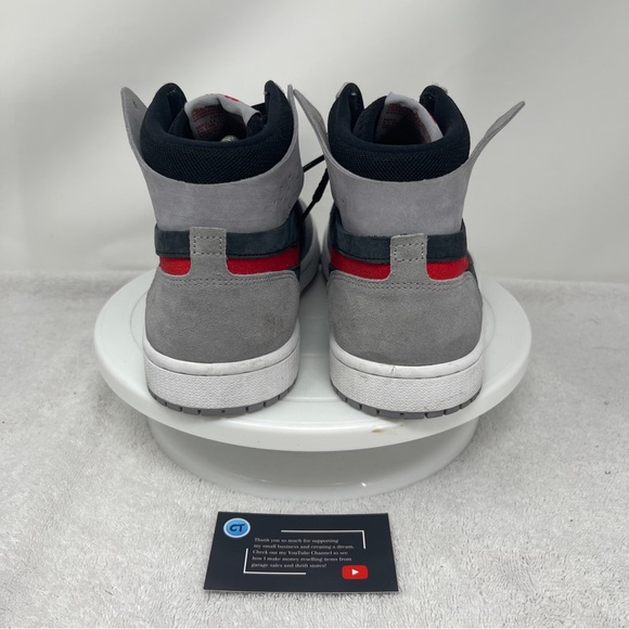 Nike Air Jordan 1 High Zoom Comfort 2 'Cement Fire Red' Shoes Size 7 DV1307-060 - Picture 7 of 7